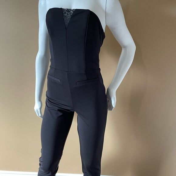 Guess strapless jumpsuit size 2 - Picture 2 of 11